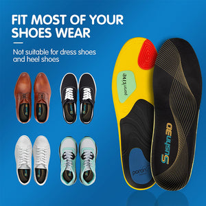 Plantar Fasciitis Sized to Fit Pain Relief Insoles