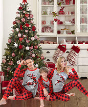 Load image into Gallery viewer, Red-plaid-deer