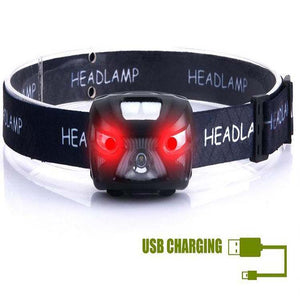 Red LED Headlamp