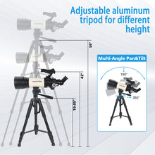 画像をギャラリービューアに読み込む, 80 x 400 Refractor telescope for Serious Astronomy Starters