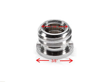 画像をギャラリービューアに読み込む, 3/8&quot; to 1/4&quot; convert screw adapters &amp; Stainless Steel 1/4&quot; D-Ring Screwss