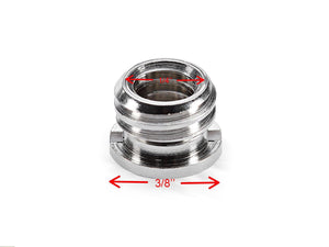 3/8" to 1/4" convert screw adapters & Stainless Steel 1/4" D-Ring Screwss