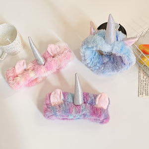 Rainbow Unicorn Wash Face Hair Holder