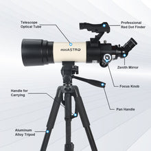 Load image into Gallery viewer, 80 x 400 Refractor telescope for Serious Astronomy Starters