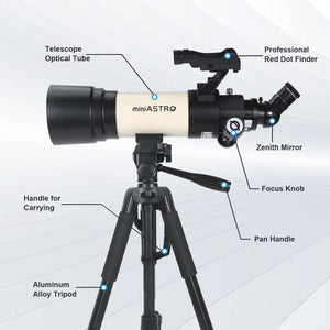 80 x 400 Refractor telescope for Serious Astronomy Starters