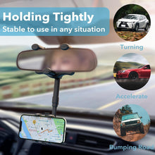 Cargar imagen en el visor de la galería, Universal Rearview Mirror Phone Holder for Car