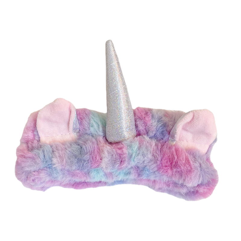 Rainbow Unicorn Wash Face Hair Holder