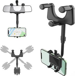 Universal Rearview Mirror Phone Holder for Car