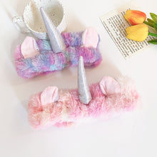 Charger l&#39;image dans la galerie, Rainbow Unicorn Wash Face Hair Holder