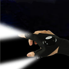 Load image into Gallery viewer, LED Flashlight Fishing Gloves With Waterproof Lights Gloves Strap