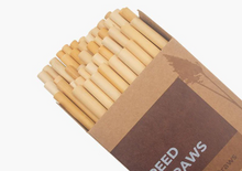 Load image into Gallery viewer, Natural Reed Straws - Pack of 250